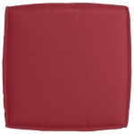 vidaXL Set de perne pentru palet 2 pcs bordo 60 x 60 x 12 cm vidaXL Set de perne pentru palet 2 pcs bordo 60 x 60 x 12 cm