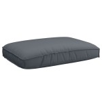 vidaXL Set de perne pentru palet 2 pcs Antracit 120 x 80 x 12 cm vidaXL Set de perne pentru palet 2 pcs Antracit 120 x 80 x 12 cm