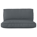 vidaXL Set de perne pentru palet 2 pcs Antracit 120 x 80 x 12 cm vidaXL Set de perne pentru palet 2 pcs Antracit 120 x 80 x 12 cm