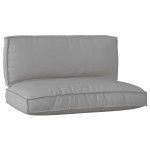 vidaXL Set de perne pentru palet 2 pcs Gri 120 x 80 x 12 cm vidaXL Set de perne pentru palet 2 pcs Gri 120 x 80 x 12 cm
