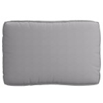 vidaXL Set de perne pentru palet 2 pcs Gri 120 x 80 x 12 cm vidaXL Set de perne pentru palet 2 pcs Gri 120 x 80 x 12 cm