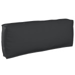 vidaXL Set de perne pentru paleți, 2 piese, stofă Oxford neagră vidaXL Set de perne pentru paleți, 2 piese, stofă Oxford neagră