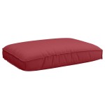 vidaXL Set de perne pentru paleți 2 piese roșu vin din țesătură Oxford vidaXL Set de perne pentru paleți 2 piese roșu vin din țesătură Oxford