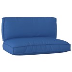 vidaXL Set de perne pentru palet 2 pcs Albastru regal 120 x 80 x 12 cm vidaXL Set de perne pentru palet 2 pcs Albastru regal 120 x 80 x 12 cm