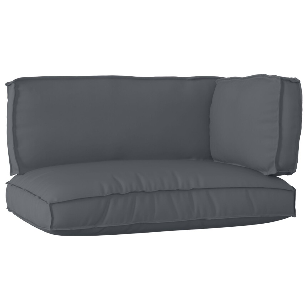 vidaXL Set de perne pentru palet de 3 piese din material antracit
