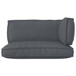 vidaXL Set de perne pentru palet 3 pcs Antracit 120 x 80 x 12 cm vidaXL Set de perne pentru palet 3 pcs Antracit 120 x 80 x 12 cm