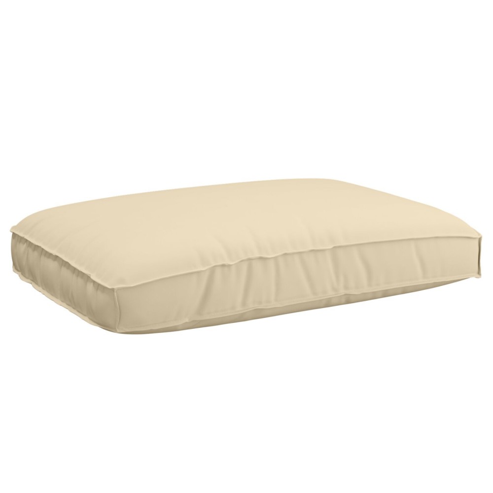 vidaXL Set de perne pentru paleti 3 piese Bej Fabric Oxford