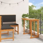 vidaXL Set mobilier de grădină cu perne, 2 piese, lemn masiv de acacia vidaXL Set mobilier de grădină cu perne, 2 piese, lemn masiv de acacia