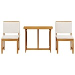vidaXL Set Bistro de Grădină 3 pcs Maro lemn masiv de acacia vidaXL Set Bistro de Grădină 3 pcs Maro lemn masiv de acacia