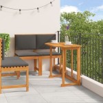 vidaXL Set mobilier de grădină cu perne, 4 piese, lemn masiv de acacia vidaXL Set mobilier de grădină cu perne, 4 piese, lemn masiv de acacia