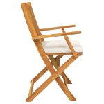 vidaXL Scaun pliant 6 pcs Alb 49 x 57.5 x 92cm Lemn masiv de acacia vidaXL Scaun pliant 6 pcs Alb 49 x 57.5 x 92cm Lemn masiv de acacia