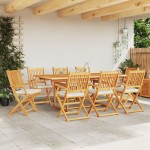 vidaXL Scaun pliant 8 pcs Alb 49 x 57.5 x 92cm Lemn masiv de acacia vidaXL Scaun pliant 8 pcs Alb 49 x 57.5 x 92cm Lemn masiv de acacia