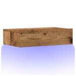 vidaXL Noptiera Lemn Vechi 60x35 cm Lemn prelucrat