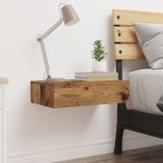 vidaXL Noptiera Lemn Vechi 60x35 cm Lemn prelucrat