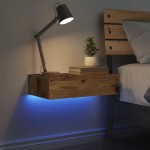 vidaXL Noptiera Lemn Vechi 60x35 cm Lemn prelucrat