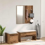 vidaXL Set de mobilier pentru hol Lemn vechi din lemn prelucrat