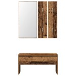 vidaXL Set de mobilier pentru hol Lemn vechi din lemn prelucrat