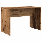 vidaXL Set de măsuță de toaletă cu LED Lemn vechi din lemn lemnos vidaXL Set de măsuță de toaletă cu LED Lemn vechi din lemn lemnos
