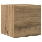 vidaXL Set dulap TV 7 piese Stejar Artisan montat pe perete vidaXL Set dulap TV 7 piese Stejar Artisan montat pe perete