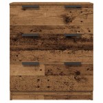 vidaXL Dulap, 3 buc., lemn învechit, 60x30x70 cm, lemn prelucrat