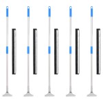 vidaXL Capete raclete de podea, 5 buc., 60,5x119,5 cm, oțel și cauciuc vidaXL Capete raclete de podea, 5 buc., 60,5x119,5 cm, oțel și cauciuc