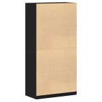 vidaXL <strong> Dulap Negru din Stejar</strong> - 100 x 50 x 200 cm - Fabricat din Lemn Prelucrat vidaXL <strong> Dulap Negru din Stejar</strong> - 100 x 50 x 200 cm - Fabricat din Lemn Prelucrat