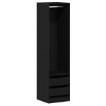 vidaXL Dulap - Stejar Negru, 50 x 50 x 200 cm, din lemn laminat vidaXL Dulap - Stejar Negru, 50 x 50 x 200 cm, din lemn laminat