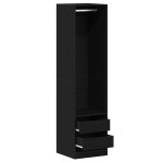 vidaXL Dulap - Stejar Negru, 50 x 50 x 200 cm, din lemn laminat vidaXL Dulap - Stejar Negru, 50 x 50 x 200 cm, din lemn laminat