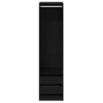 vidaXL Dulap - Stejar Negru, 50 x 50 x 200 cm, din lemn laminat vidaXL Dulap - Stejar Negru, 50 x 50 x 200 cm, din lemn laminat