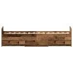 vidaXL Cadru de pat cu headboard Lemn vechi 75 x 190 cm Lemn compozit vidaXL Cadru de pat cu headboard Lemn vechi 75 x 190 cm Lemn compozit