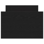 vidaXL Cadru de pat cu sertar Stejar negru 75 x 190 cm Lemn compozit