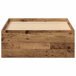 vidaXL Cadru de pat fără saltea Lemn vechi 75x190 cm Lemn prelucrat vidaXL Cadru de pat fără saltea Lemn vechi 75x190 cm Lemn prelucrat