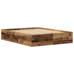 vidaXL Cadru de pat fără saltea Lemn vechi 150x200cm Lemn prelucrat vidaXL Cadru de pat fără saltea Lemn vechi 150x200cm Lemn prelucrat