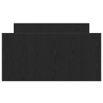 vidaXL Cadru de pat cu sertar Stejar negru 100 x 200 cm Lemn compozit