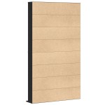 vidaXL Dulap CD-uri, stejar negru, 101x23x177,5 cm, lemn prelucrat