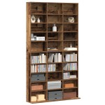 vidaXL Dulap CD-uri, lemn vechi, 101x23x177,5 cm, lemn prelucrat vidaXL Dulap CD-uri, lemn vechi, 101x23x177,5 cm, lemn prelucrat