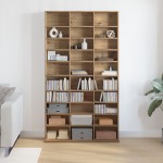 vidaXL Dulap pentru CD-uri din Stejar Artistic - 101x23x177.5 cm Fabricat din Lemn Ingineresc vidaXL Dulap pentru CD-uri din Stejar Artistic - 101x23x177.5 cm Fabricat din Lemn Ingineresc