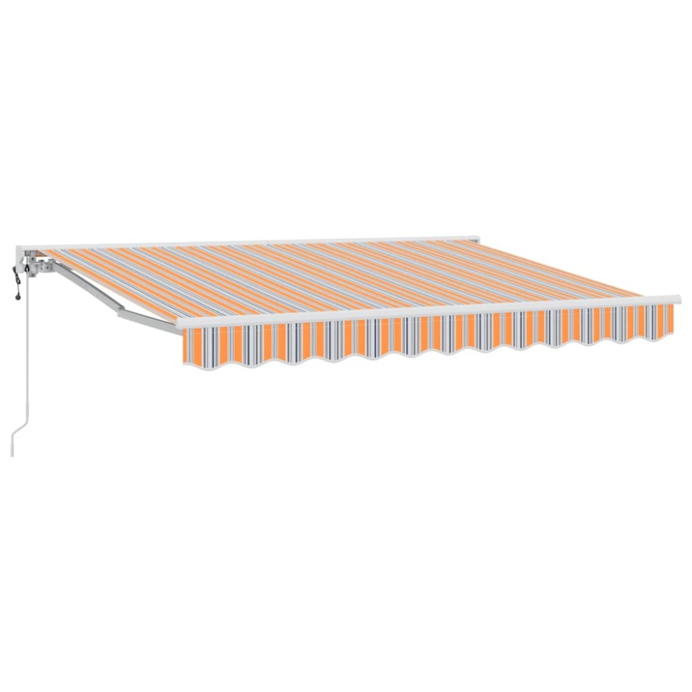 vidaXL Cortina Retractabilă Dungă Multicolor 250x200 cm țesătură