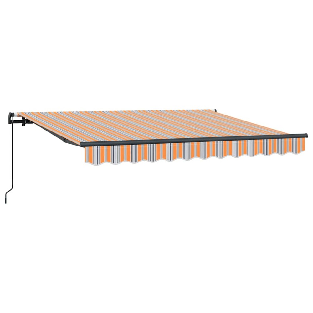vidaXL Cortina Retractabilă Manual Dungă Multicolor 250 x 200 cm