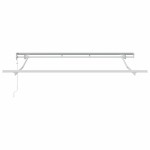 vidaXL Cortina Retractabilă Dungă Multicolor 250 x 200 cm