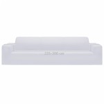 vidaXL Husă elastică pentru canapea cu 4 locuri poliester jersey alb vidaXL Husă elastică pentru canapea cu 4 locuri poliester jersey alb