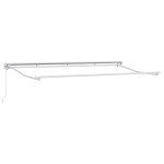 vidaXL Cortina Retractabilă Manual Portocaliu și negru 350 x 200 cm