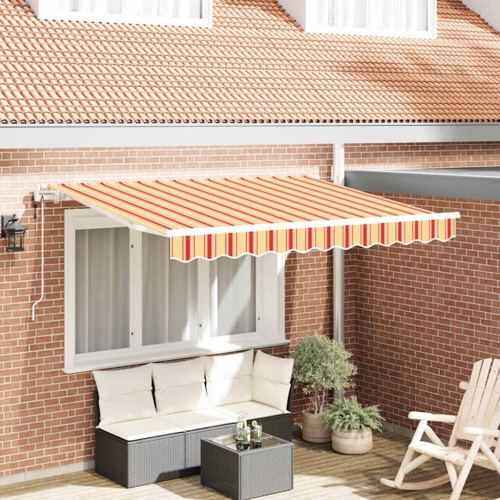 vidaXL Cortina Retractabilă Multicolour 350 x 200 cm
