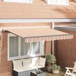 vidaXL Cortina Retractabilă Multicolour 350 x 200 cm