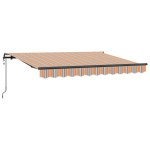 vidaXL Cortina Retractabilă Multicolour 350 x 200 cm
