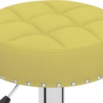 vidaXL Scaune de bar, 2 buc., verde, material textil vidaXL Scaune de bar, 2 buc., verde, material textil