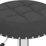 vidaXL Scaune de bar, 2 buc., negru, material textil vidaXL Scaune de bar, 2 buc., negru, material textil