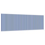 vidaXL Cortina Retractabilă Albastru și alb 400 x 200 cm țesătură