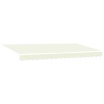 vidaXL Cortina Retractabilă Manual Crem și alb 400 x 200 cm vidaXL Cortina Retractabilă Manual Crem și alb 400 x 200 cm