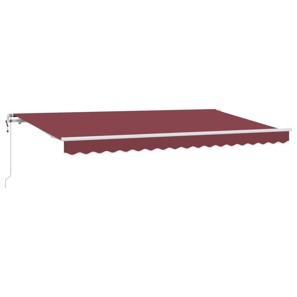 vidaXL Cortina Retractabilă Burgundy 400 x 200 cm